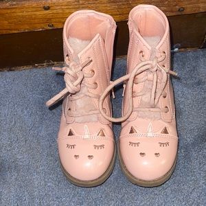 No marks toddler unicorn boots fur lip